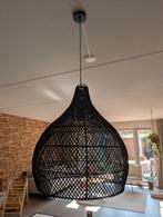Zwarte pitriet lamp!, Huis en Inrichting, Lampen | Hanglampen, Ophalen, Zo goed als nieuw, 50 tot 75 cm