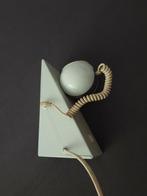 Witte staande tafel lamp, Huis en Inrichting, Lampen | Tafellampen, Minder dan 50 cm, Metaal, Vintage, Ophalen of Verzenden