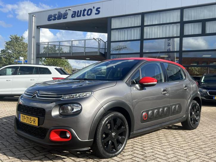 Citroën C3 1.2 82 PK S&S Shine Navigatie* Carplay Camera 17, Auto's, Citroën, Bedrijf, Te koop, C3, ABS, Achteruitrijcamera, Airbags