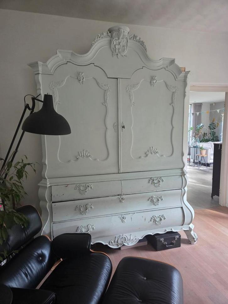 Antieke Kuifkast - Prachtige Blikvanger!, Huis en Inrichting, Kasten | Kledingkasten, Gebruikt, 25 tot 50 cm, Ophalen of Verzenden