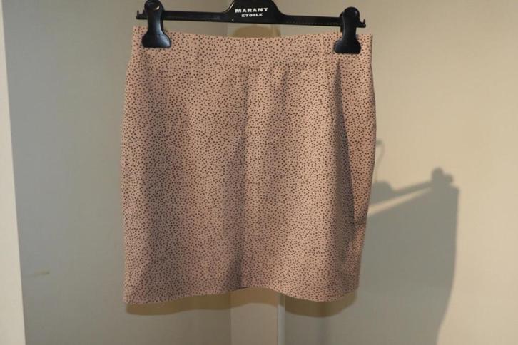 Marccain rokje elastische tailleband animal printje N3/M, Kleding | Dames, Rokken, Zo goed als nieuw, Maat 38/40 (M), Beige, Knielengte