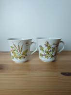 vintage 2 kopjes met bloemenprint kronester bavaria, Ophalen of Verzenden, Zo goed als nieuw, Kop en/of schotel