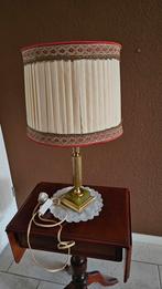 Vintage klassieke tafellamp schemerlamp, groen marmer, Huis en Inrichting, Minder dan 50 cm, Gebruikt, Ophalen of Verzenden