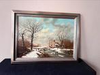 Winterlandschap van Leo Pors, Ophalen of Verzenden