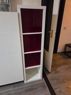 Kallax kast met bakjes, Ophalen, Met plank(en), Gebruikt, 100 tot 150 cm