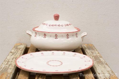 soepterrine met schaal 2 20311, Huis en Inrichting, Keuken | Servies, Gebruikt, Schaal of Schalen, Overige stijlen, Ophalen of Verzenden
