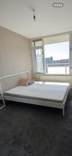 Ikea bed, Huis en Inrichting, Slaapkamer | Bedden, 160 cm, Gebruikt, Metaal, Wit