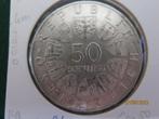 No.295- Oostenrijk 50 Shilling 1960 Zilver  Munt, Ophalen of Verzenden, Oostenrijk, Losse munt, Zilver