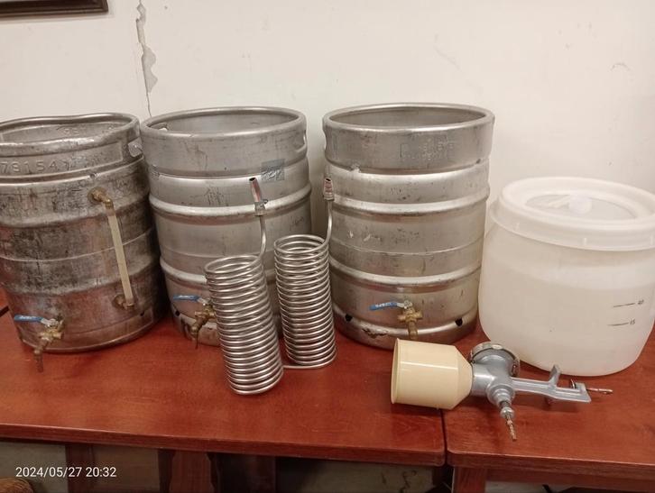 Bierbrouwset: 3x 50L Ketels - Herms mogelijk!, Hobby en Vrije tijd, Overige Hobby en Vrije tijd, Ophalen