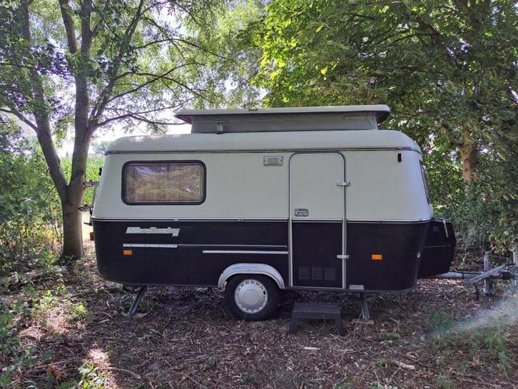 Eriba Touring Triton QB, bouwjaar 1989, Caravans en Kamperen, Caravans, Particulier, tot en met 4, 500 - 750 kg, Treinzit, Eriba