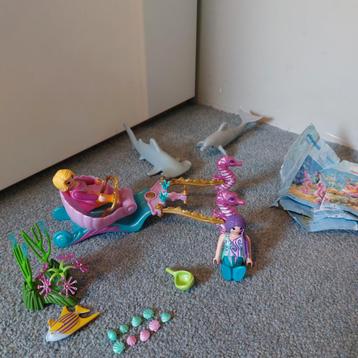 Playmobil Zeemeermin Koets met Accessoires beschikbaar voor biedingen