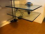 Glazen wandplank met 2 niveaus, Ophalen of Verzenden, Zo goed als nieuw