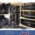 W117 CLA45 45 AMG VOORBUMPER ZWART COMPLEET + AMG GRIL ORIGI, Gebruikt, Voor, Mercedes-Benz, Ophalen of Verzenden