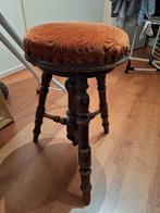Vintage  schroefkruk  piano   orgel, Ophalen of Verzenden, In hoogte verstelbaar, Gebruikt, Hout