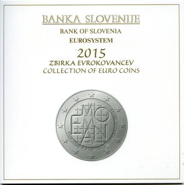 BU set Slovenie 2015 Blister - 1 cent t/m 3 euro (10 Munten) beschikbaar voor biedingen