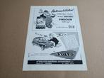 Reclame (uit oud tijdschrift) Volvo PV 444 (1955), Verzamelen, Automerken, Motoren en Formule 1, Verzenden, Gebruikt, Auto's