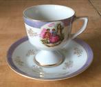 Limoges kop en schotel Krone Porzellan, Antiek en Kunst, Antiek | Servies los, Ophalen of Verzenden