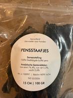 Pensstaafjes - 9 zakjes van 100gr, Zwart, Nieuw, Toebehoren, Verzenden