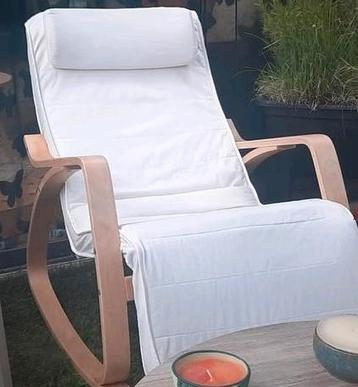 Schommelstoel  voor binnen met verstelbaar beensteun. beschikbaar voor biedingen