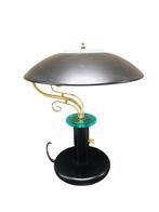 Vintage retro bankierslamp lamp tafellamp Asibel, Huis en Inrichting, Lampen | Tafellampen, Ophalen of Verzenden, Gebruikt, Minder dan 50 cm