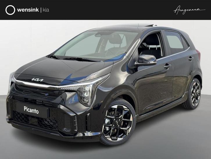 Kia Picanto 1.0 DPI GT-Line | Dodehoekdetectie | Schuif/kant, Auto's, Kia, Bedrijf, Te koop, Picanto, ABS, Achteruitrijcamera
