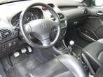 Peugeot 206 CC 2.0-16V Cabrio - Airco - Leder -, 136 pk, Gebruikt, Zwart, 4 cilinders