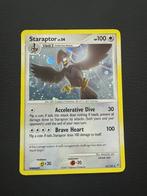 Staraptor [Holo] 16/130 Pokemon Diamond & Pearl, Ophalen of Verzenden, Zo goed als nieuw, Losse kaart, Foil