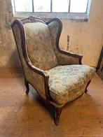 Eiken Fauteuils / Oude houten Stoelen / Vintage & Brocante, Huis en Inrichting, Fauteuils, Gebruikt, Hout, Ophalen of Verzenden