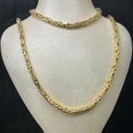 14 karaat gouden koningsketting prachtig ketting heren, Sieraden, Tassen en Uiterlijk, Kettingen, Ophalen of Verzenden, Zo goed als nieuw