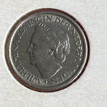 25 Cent / Kwartje uit 1948 ( Nr 1 ) van Wilhelmina  beschikbaar voor biedingen