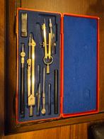 Antieke passer set, Antiek en Kunst, Antiek | Gereedschap en Instrumenten, Ophalen of Verzenden