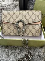 Gucci Dionysus GG Supreme Super Mini-schoudertas, Ophalen of Verzenden, Zo goed als nieuw, Beige, Schoudertasje