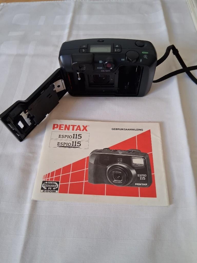 pentax espio 115 analoge camera, Audio, Tv en Foto, Fotocamera's Analoog, Ophalen of Verzenden, Zo goed als nieuw, Compact, Pentax