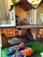 Huis sylvanian en meubels poppenhuis, Kinderen en Baby's, Speelgoed | Poppenhuizen, Ophalen, Gebruikt, Poppenhuis