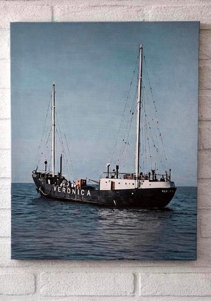 Canvas schilderij van de Norderney, het Veronica schip, Ophalen of Verzenden