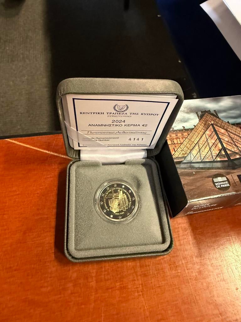 2 euro cyprus 2024 PROOF, Ophalen of Verzenden, Cyprus, 2 euro