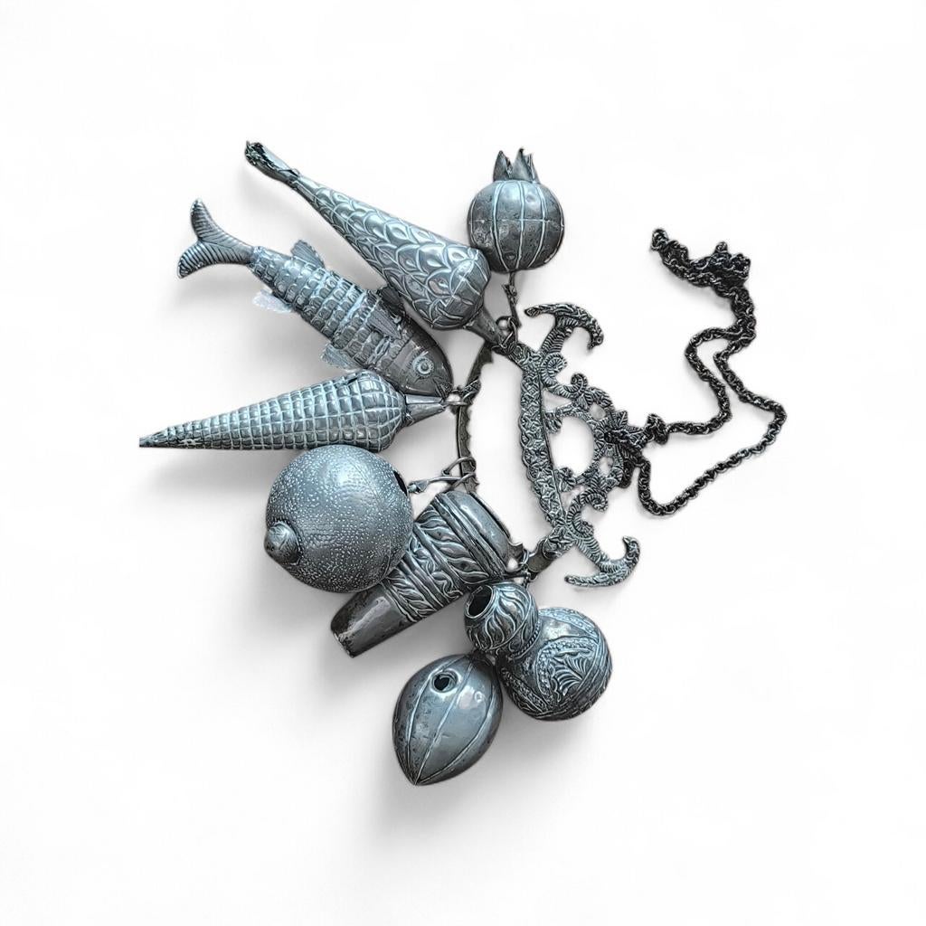 Penca de Balangandan verzilverd, Ophalen of Verzenden