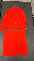 Claudia Sträter rode set travelstof XL 42/44 zie maten, Kleding | Dames, Ophalen of Verzenden, Zo goed als nieuw, Rood