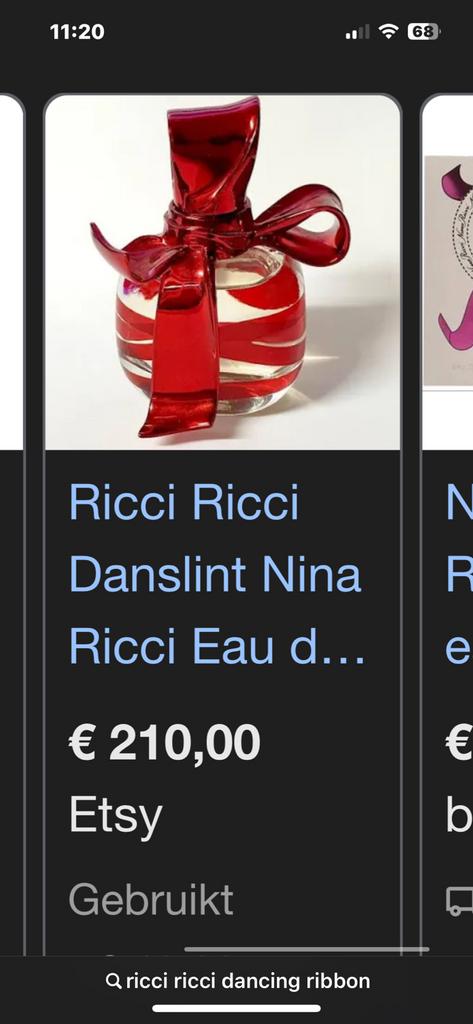Nina Ricci - Ricci Ricci dancing ribbon 50ml edp, Ophalen of Verzenden, Nieuw