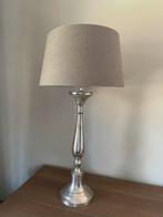 Mooie tafellamp met taupe kap, Ophalen, Gebruikt, Metaal, 50 tot 75 cm
