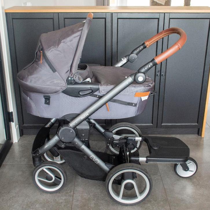 Mutsy Evo set compleet, Kinderen en Baby's, Kinderwagens en Combinaties, Gebruikt, Combiwagen, Mutsy, Met autostoeltje, Met reiswieg