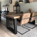 DEZE WEEK FABRIEKSVERKOOP eiken eettafel 260x100cm old oak, Eikenhout, Ophalen of Verzenden, Vijf personen of meer, 200 cm of meer