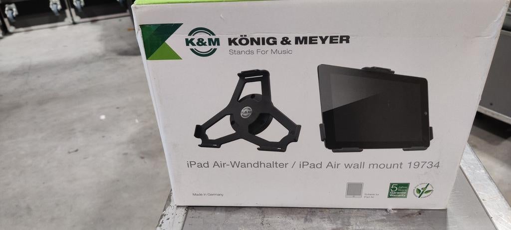 K&M iPad Air wandhouder 19734 - 8 stuks, Computers en Software, Apple iPads, Ophalen, Nieuw, Apple iPad Air