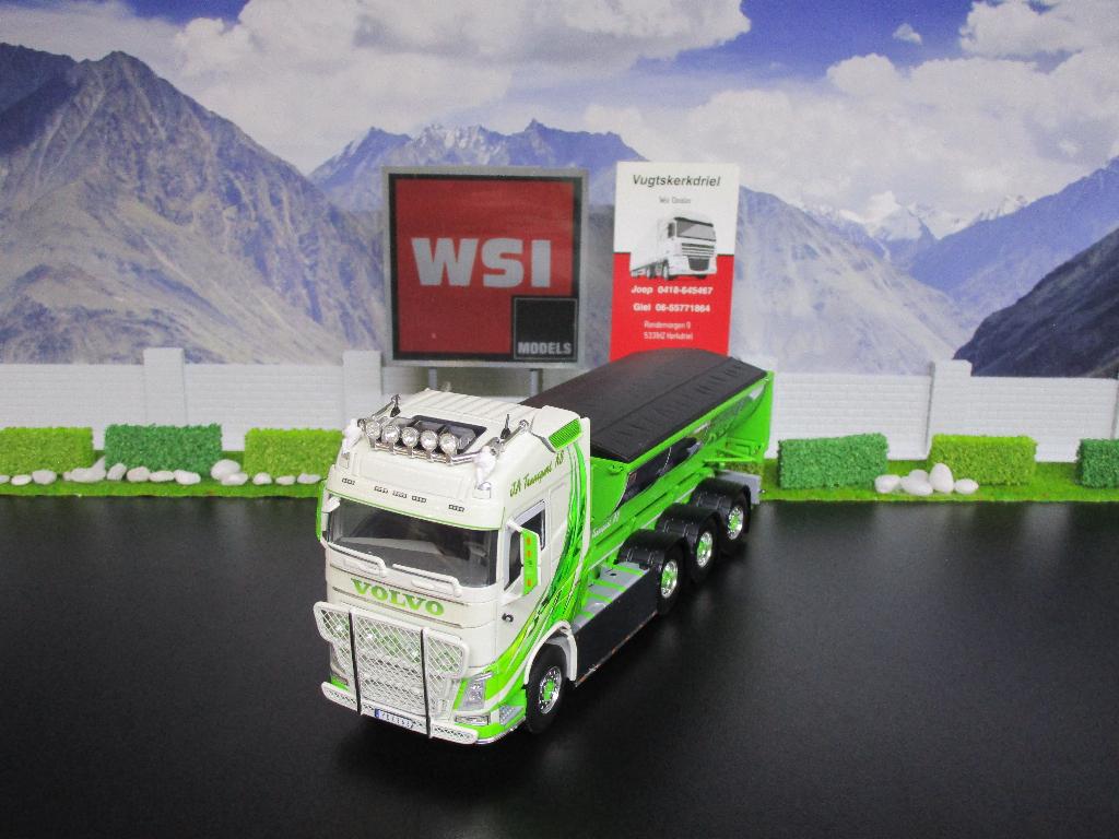 Wsi 01-2335 Volvo FH4 Globetrotter 8x4 , J.A. Transport, Hobby en Vrije tijd, Modelauto's | 1:50, Ophalen, Nieuw, Bus of Vrachtwagen