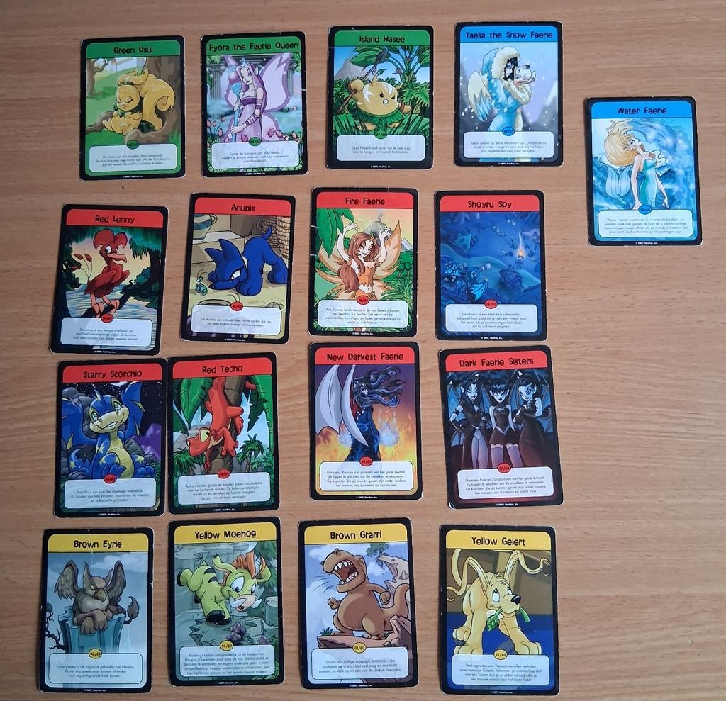 Verzameling Neopets kaarten, Ophalen of Verzenden, Gebruikt, Meerdere kaarten