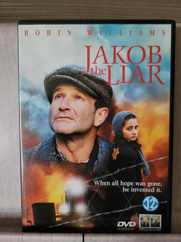 Jakob the Liar (1999) Robin Williams - Dvd Drama / Oorlog, Cd's en Dvd's, Dvd's | Drama, Zo goed als nieuw, Drama, Vanaf 12 jaar