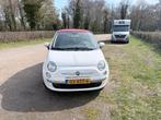 Fiat 500C 0.9 85pk Turbo Twinair 2012 Wit, Auto's, Euro 5, Cabriolet, Leder en Stof, Wit