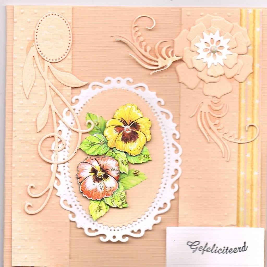 bloemenkaart met opleg, Ophalen of Verzenden, Nieuw, Natuur