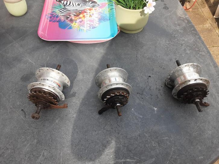 5 x shimano nexus 7 speed naaf  ( 36 gaats ), Fietsen en Brommers, Fietsonderdelen, Gebruikt, Ophalen of Verzenden