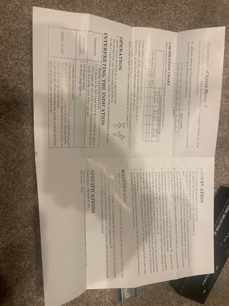 Diamond Selector II edelsteen tester, Ophalen of Verzenden, Nieuw